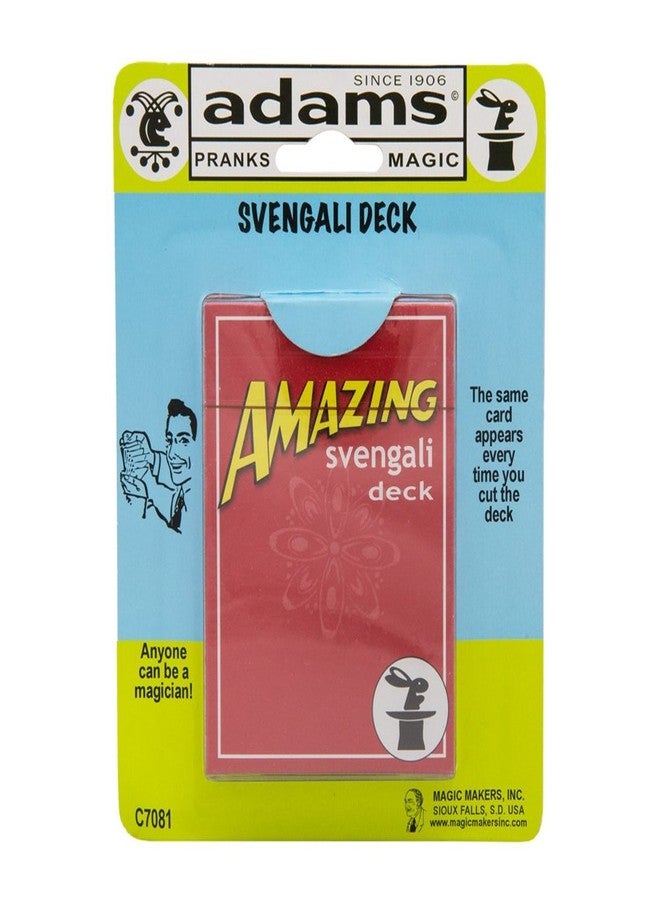 MAGIC MAKERS Adams Pranks and Magic - Amazing Svengali Deck (Red or Blue) - Classic Novelty Magic Trick Toy - Image 2